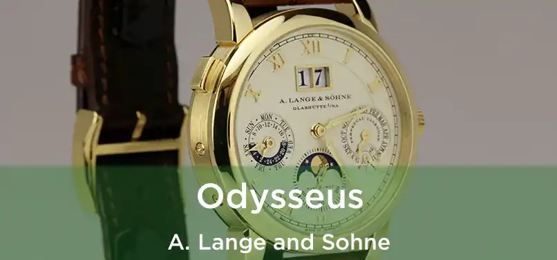  Odysseus A. Lange and Sohne